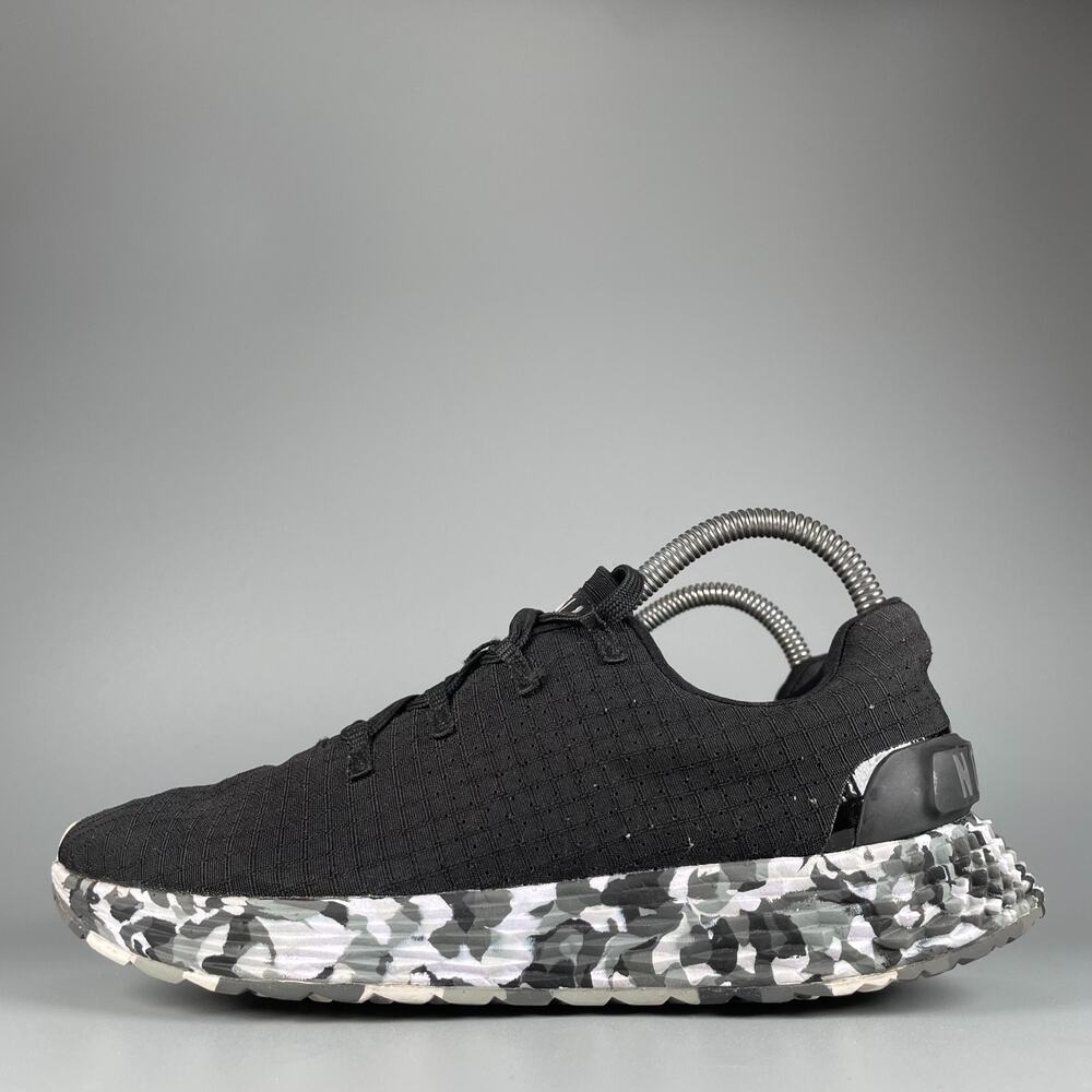Nobull Allday Ripstop Women's Size 6.5 Black White Training Running Sneakers GUC